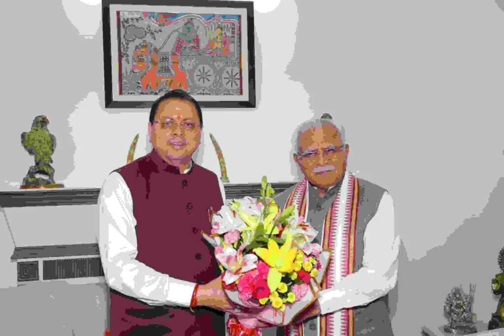 केंद्रीय मंत्री खट्टर से सीएम धामी ने की मुलाकात, कई परियोजनाओं को लेकर हुई बात